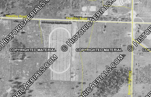B&L Speedway - 1954 Aerial (newer photo)